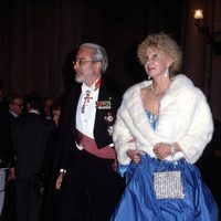 Cayetana de Alba con su segundo marido, Jesús Aguirre