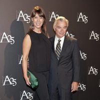 Mabel Lozano y su marido Eduardo Campoy durante un acto de la Academia de Cine