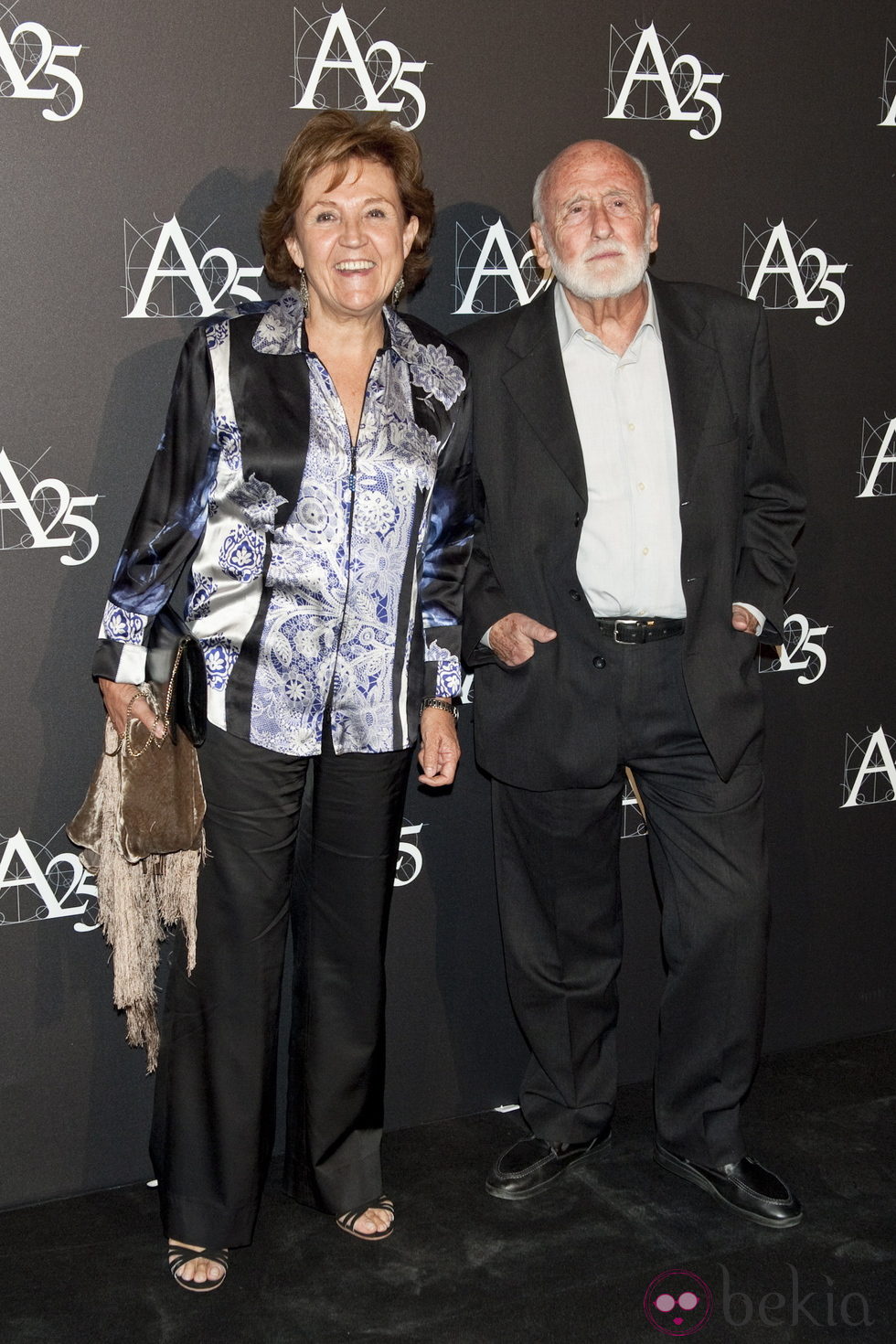 Carmen Caffarell y Teófilo Calle durante un acto de la Academia de Cine