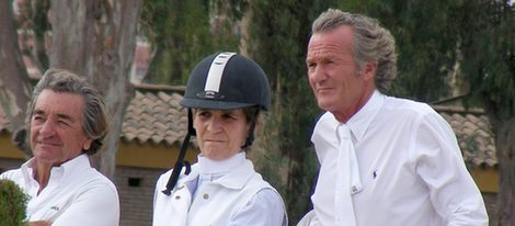 La Infanta Elena y Luis Astolfi en el Real Club Pineda de Sevilla