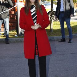 Sofia Hellqvist en su primera visita oficial a Dalarna como Princesa de Suecia