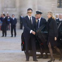 La Infanta Cristina en el funeral del Duque de Calabria