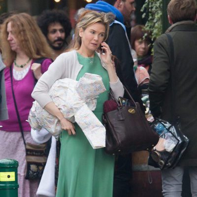 Renée Zellweger en el set de rodaje de 'Bridget Jones's baby'