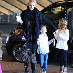 Nicole Kidman con sus hijas Sunday Rose y Faith Margaret
