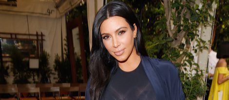 Kim Kardashian en un evento de Vogue