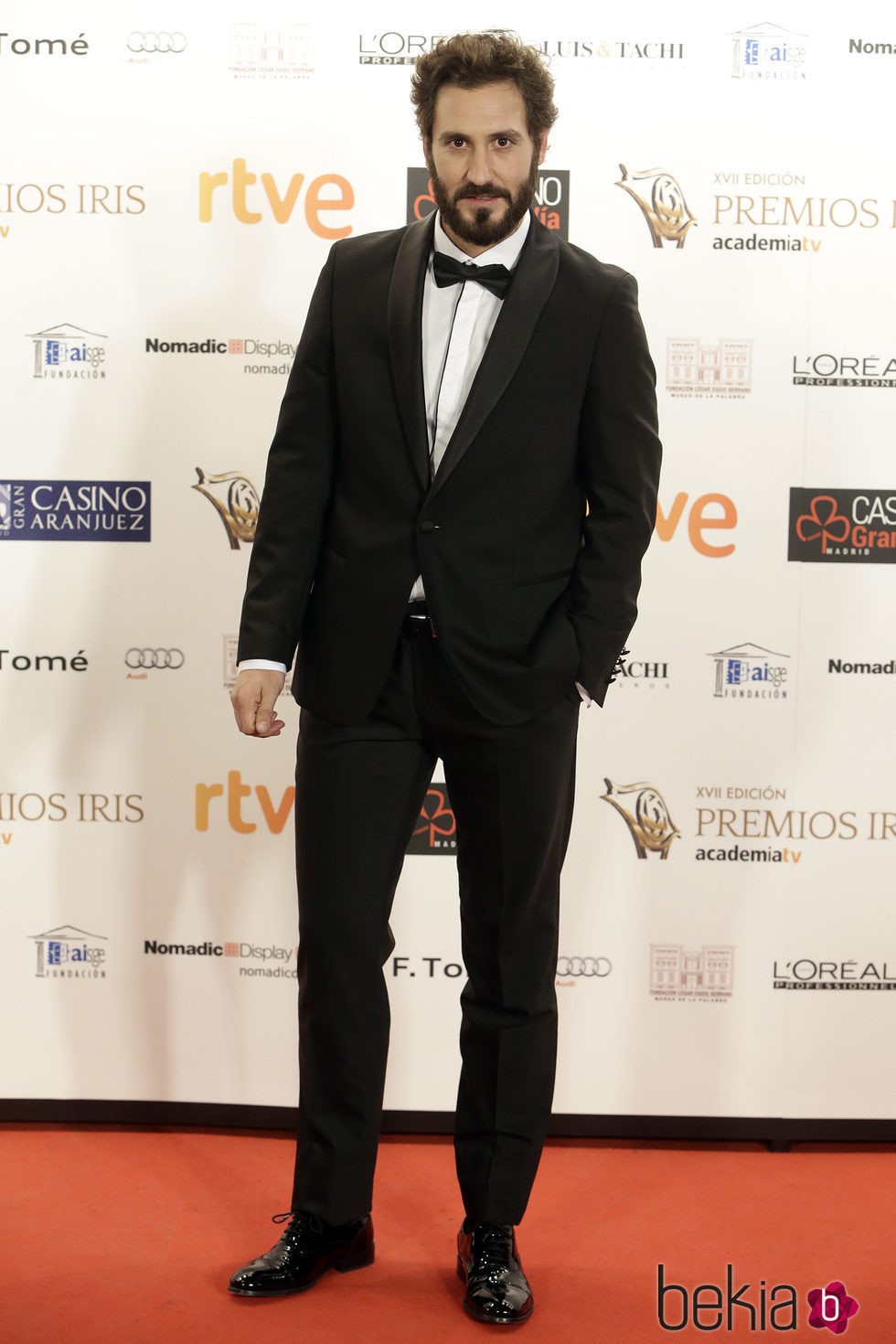 Álex Gadea en los Premios Iris de la Academia de Televisión 2015