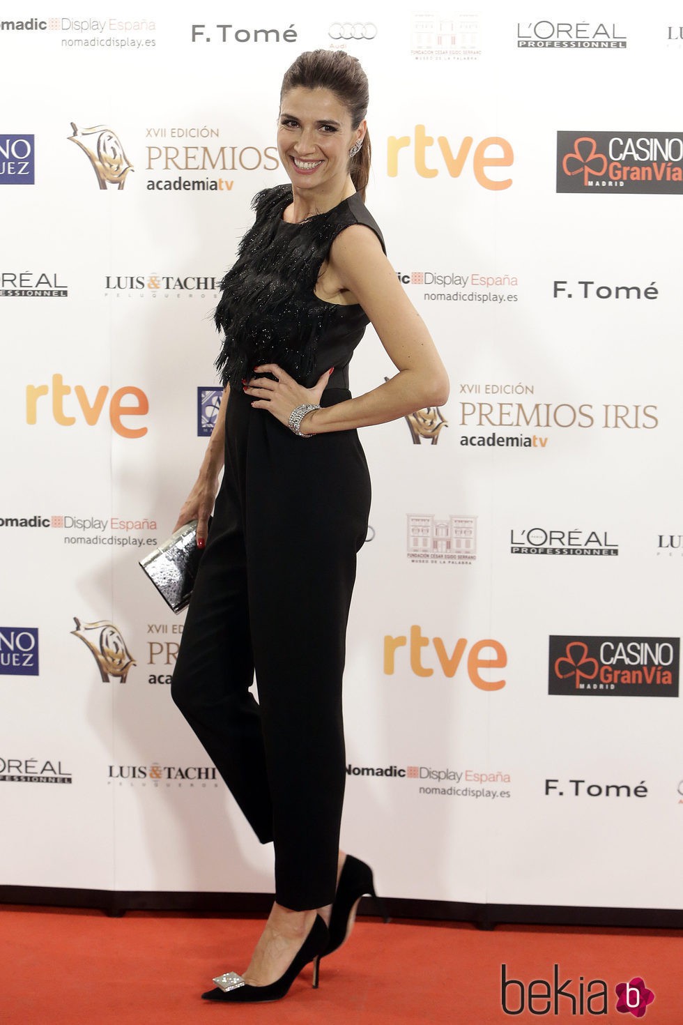 Elia Galera en los Premios Iris de la Academia de Televisión 2015