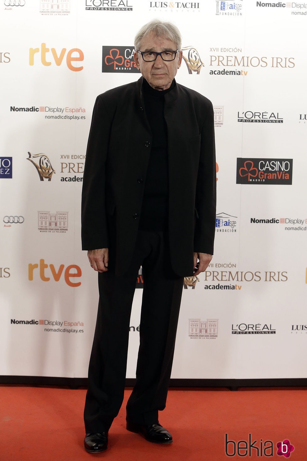 José Sacristán en los Premios Iris de la Academia de Televisión 2015