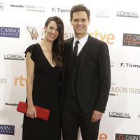 Christian Gálvez y Almudena Cid en los Premios Iris de la Academia de Televisión 2015