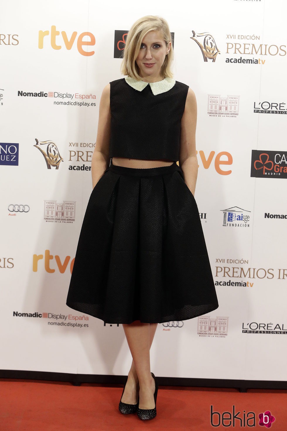 Cecilia Freire en los Premios Iris de la Academia de Televisión 2015