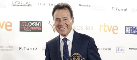 Matías Prats en los Premios Iris de la Academia de Televisión 2015