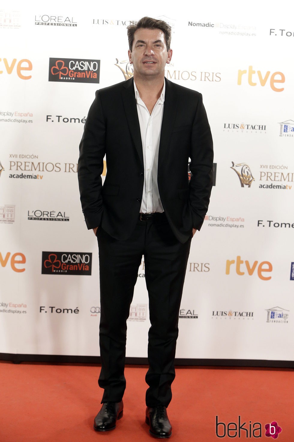 Arturo Valls en los Premios Iris de la Academia de Televisión 2015