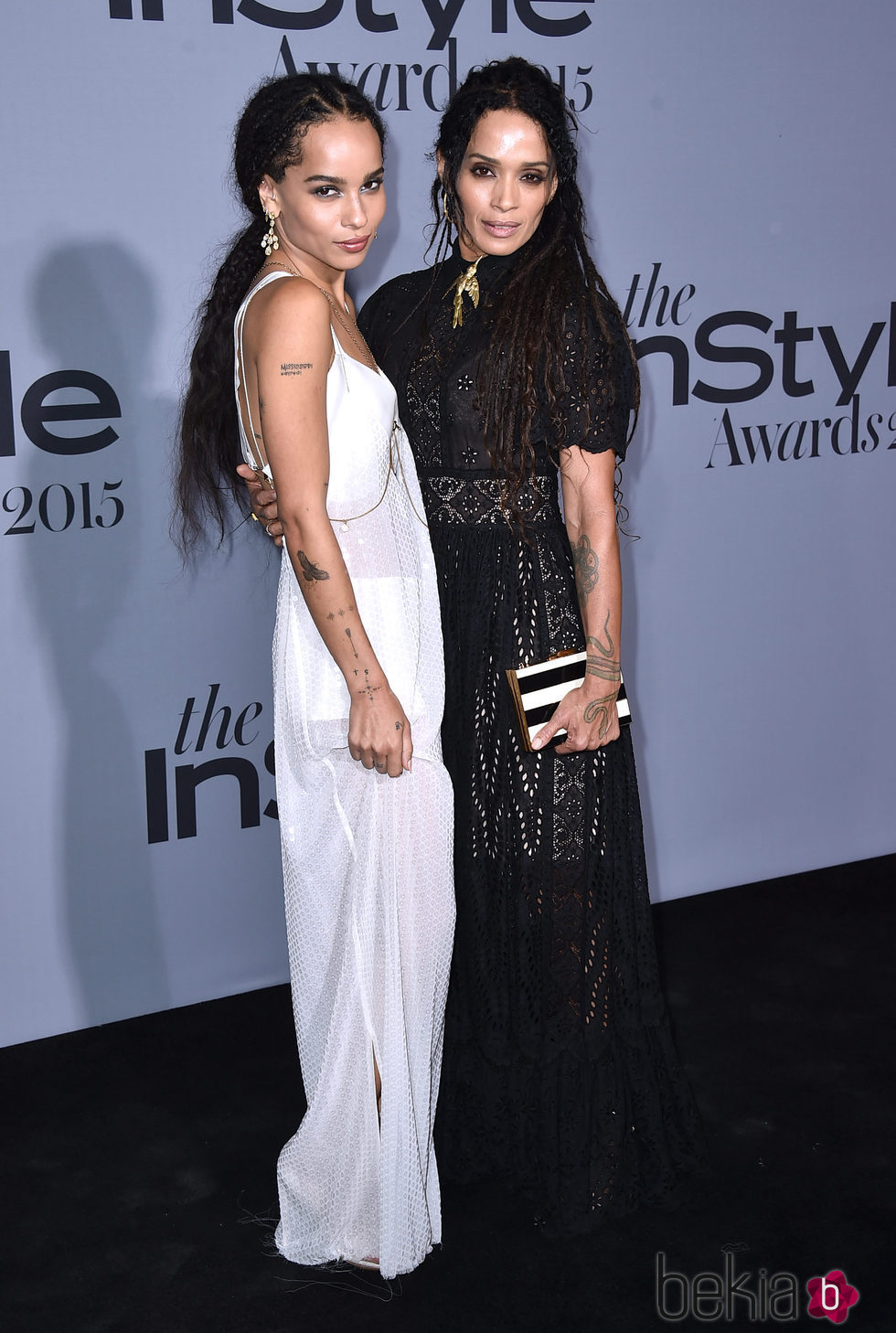 Zoe Kravitz y Lisa Bonet en los InStyle Awards 2015