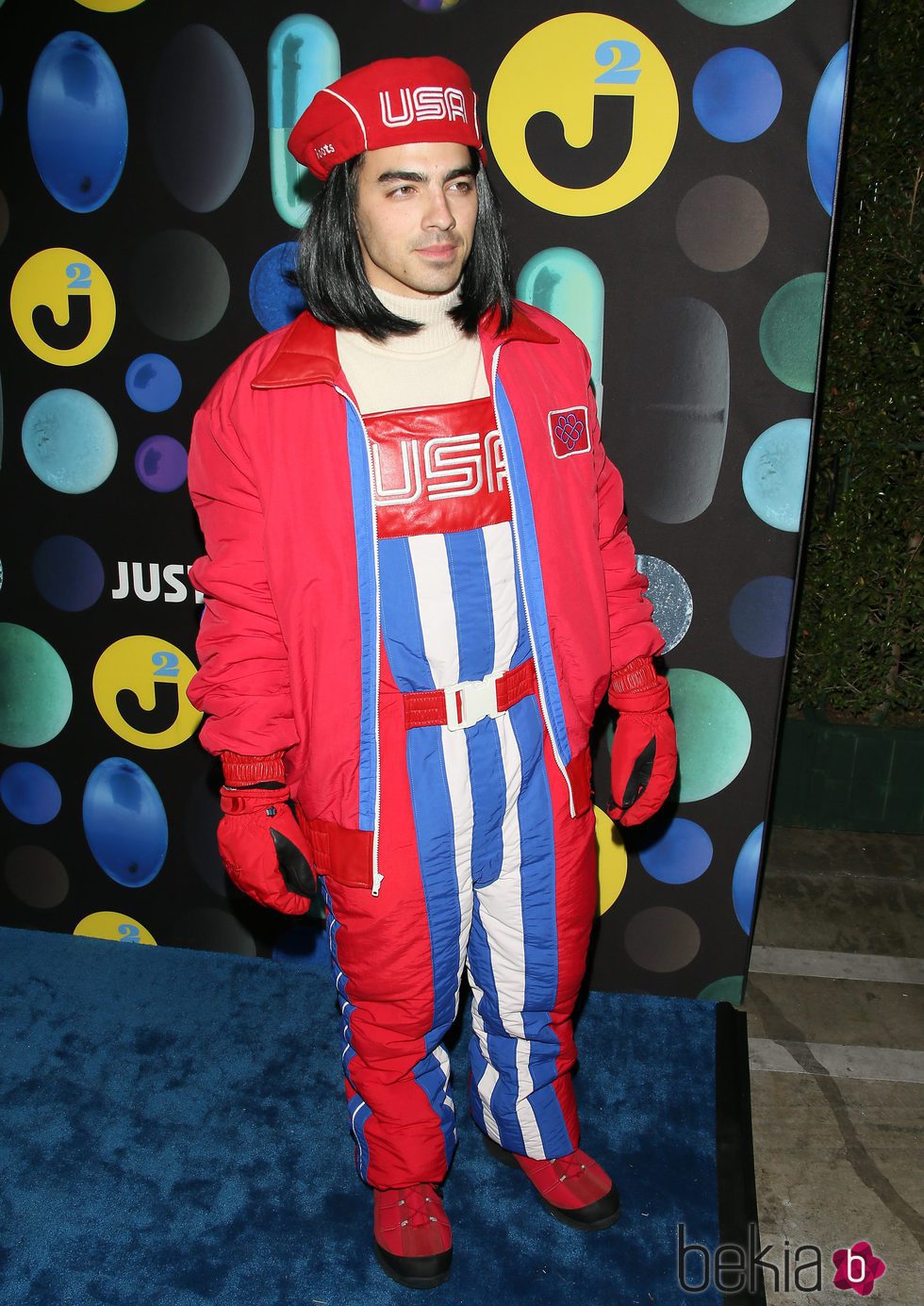 Joe Jonas disfrazado en la fiesta de Just Hared de Halloween 2015