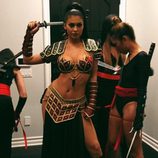 Kylie Jenner disfrazada de Xena la Princesa Guerrera en Halloween 2015