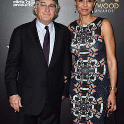 Robert De Niro y Drena De Niro en los Hollywood Film Awards 2015