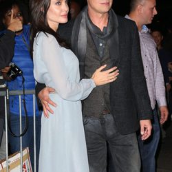 Angelina Jolie y Brad Pitt en el estreno de 'By The Sea' en Nueva York.