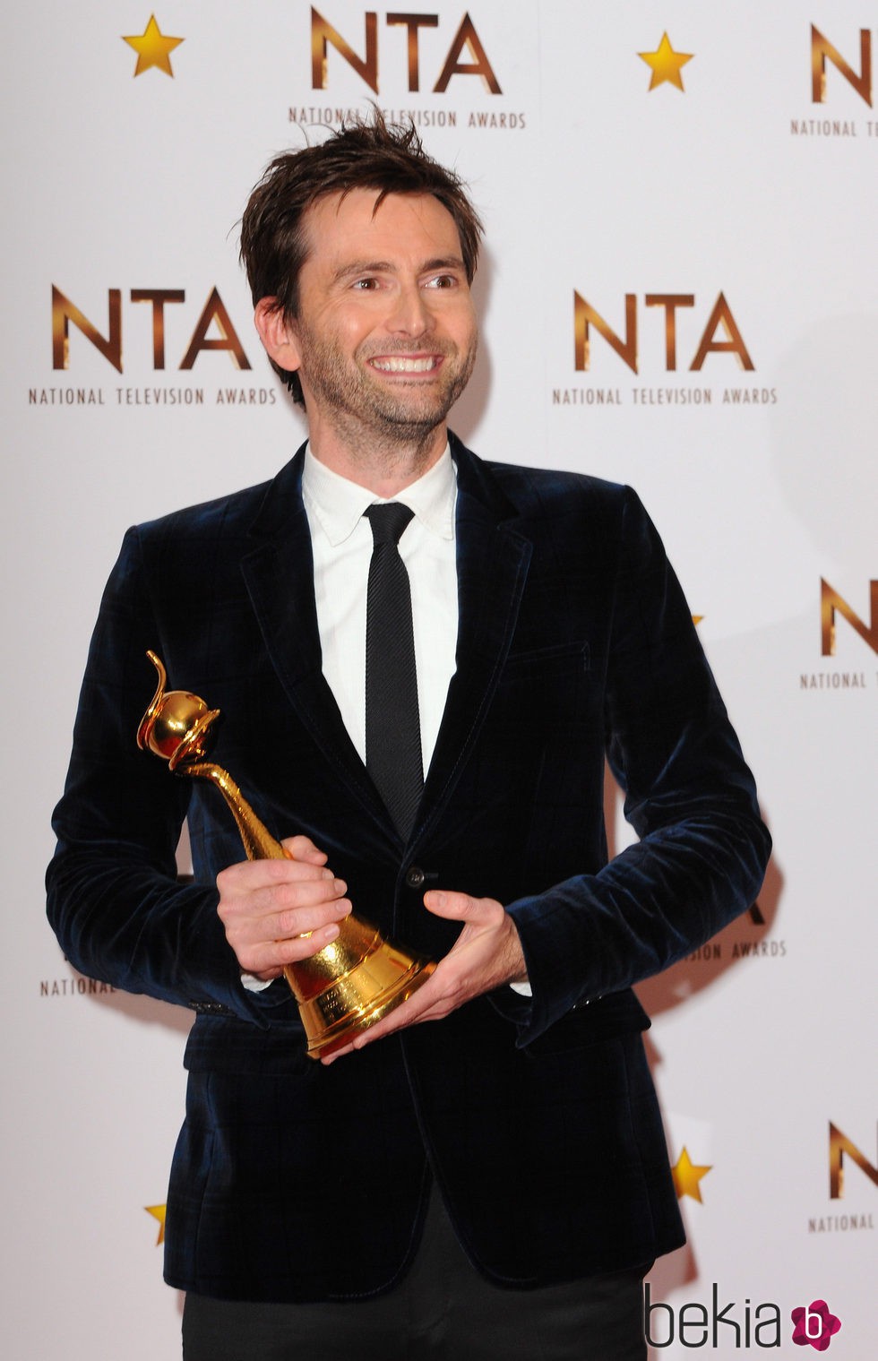 David Tennant en los Premios Nacionales de Televisión en Londres