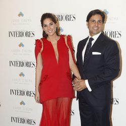 Fran Rivera y Lourdes Montes en los premios de la revista Interiores 2015