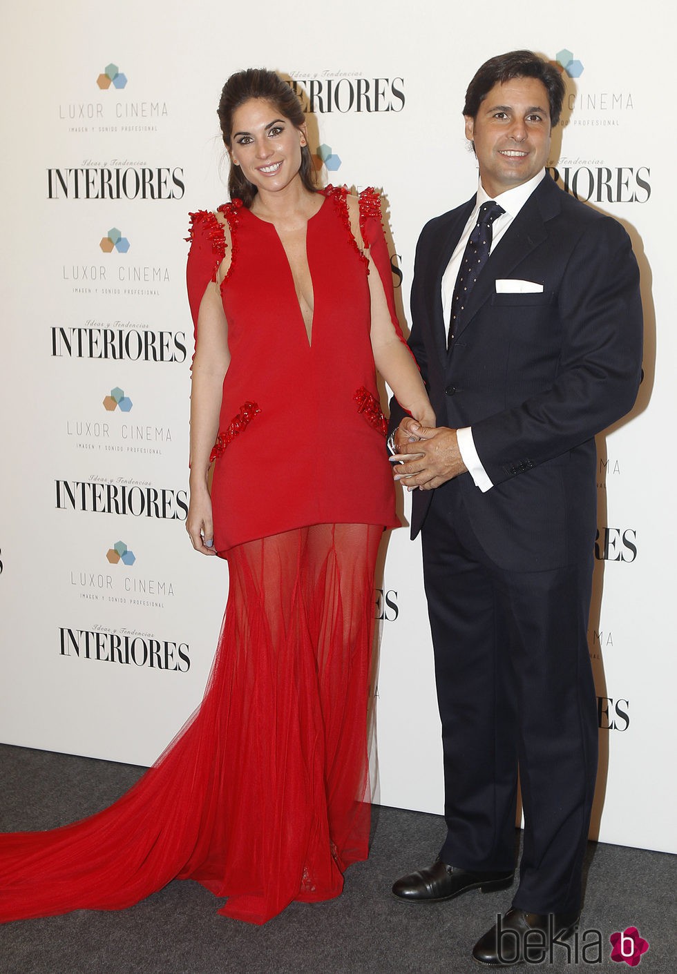 Fran Rivera y Lourdes Montes en los premios de la revista Interiores 2015