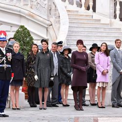 La Familia Real de Mónaco en el Día Nacional de Mónaco 2015