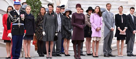 La Familia Real de Mónaco en el Día Nacional de Mónaco 2015