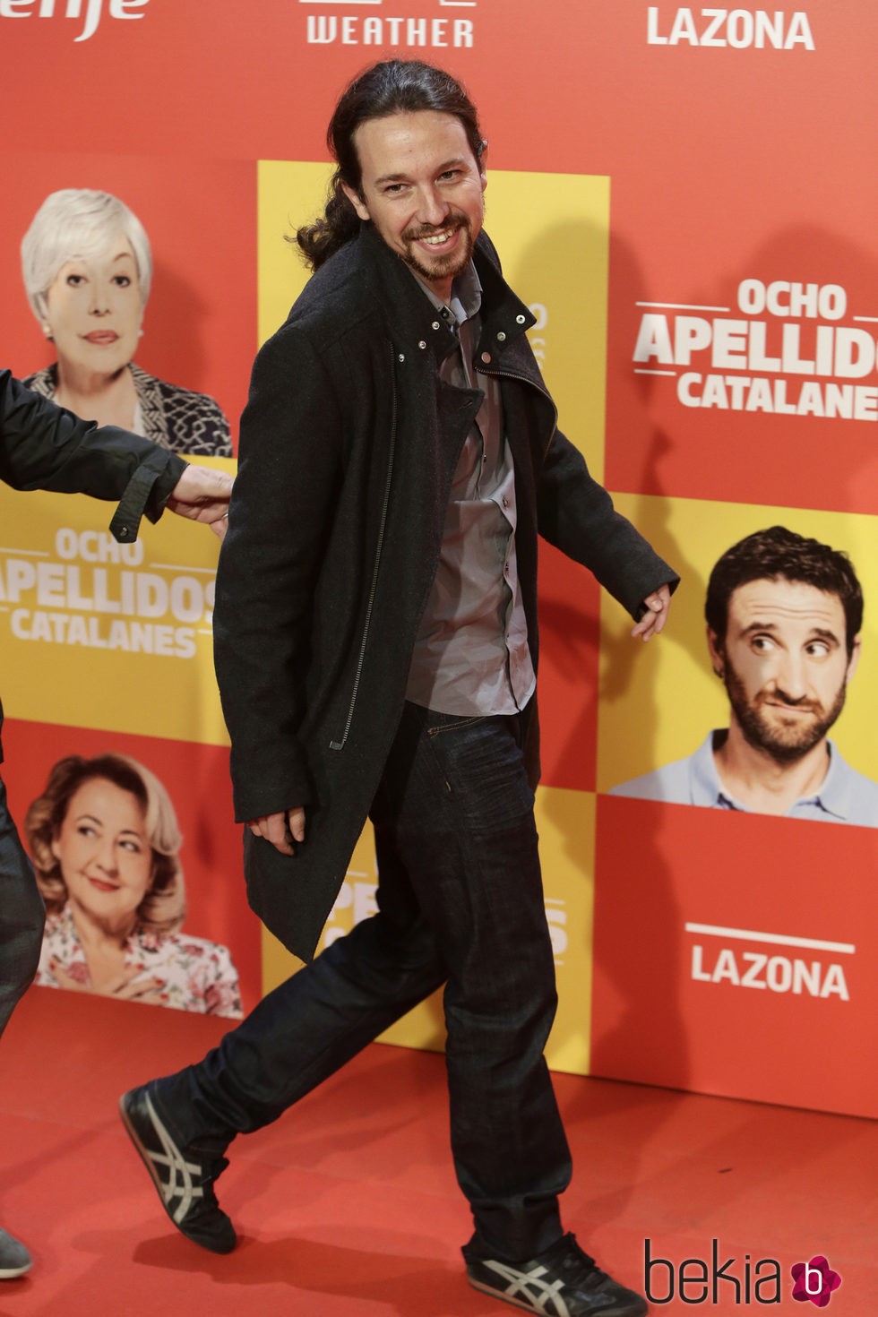 Pablo Iglesias en la premiere en Madrid de 'Ocho Apellidos Catalanes'