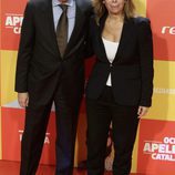 Rafael Hernando y Alicia Sánchez Camacho en la premiere de 'Ocho Apellidos Catalanes'
