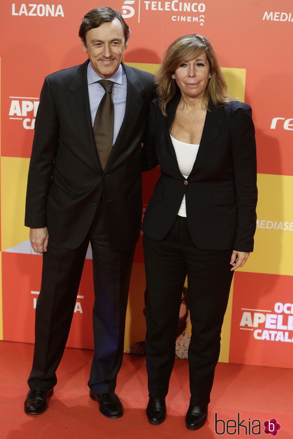 Rafael Hernando y Alicia Sánchez Camacho en la premiere de 'Ocho Apellidos Catalanes'