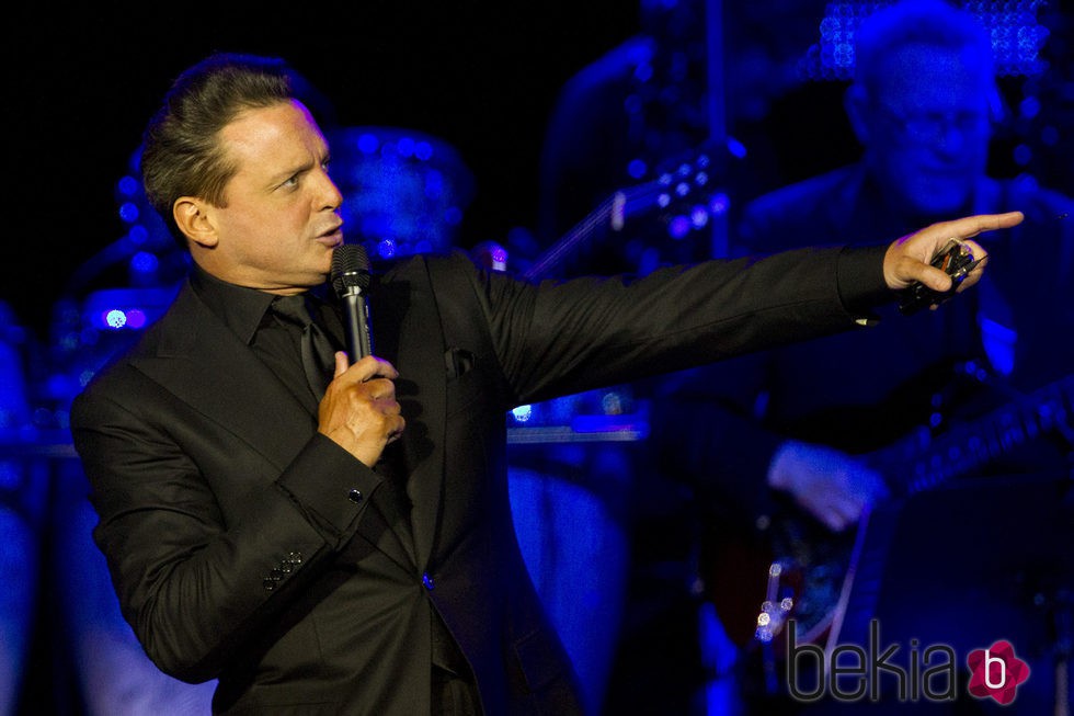 Luis Miguel en un concierto