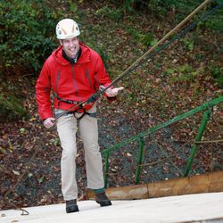 El Príncipe Guillermo escalando en Gales