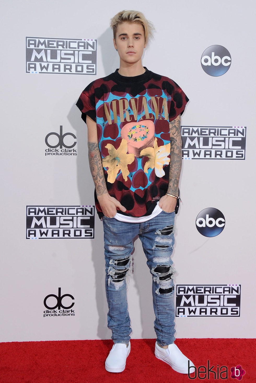 Justin Bieber en los American Music Awards 2015