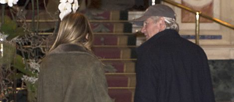 Richard Gere y su novia Alejandra Silva juntos en un hotel de Madrid