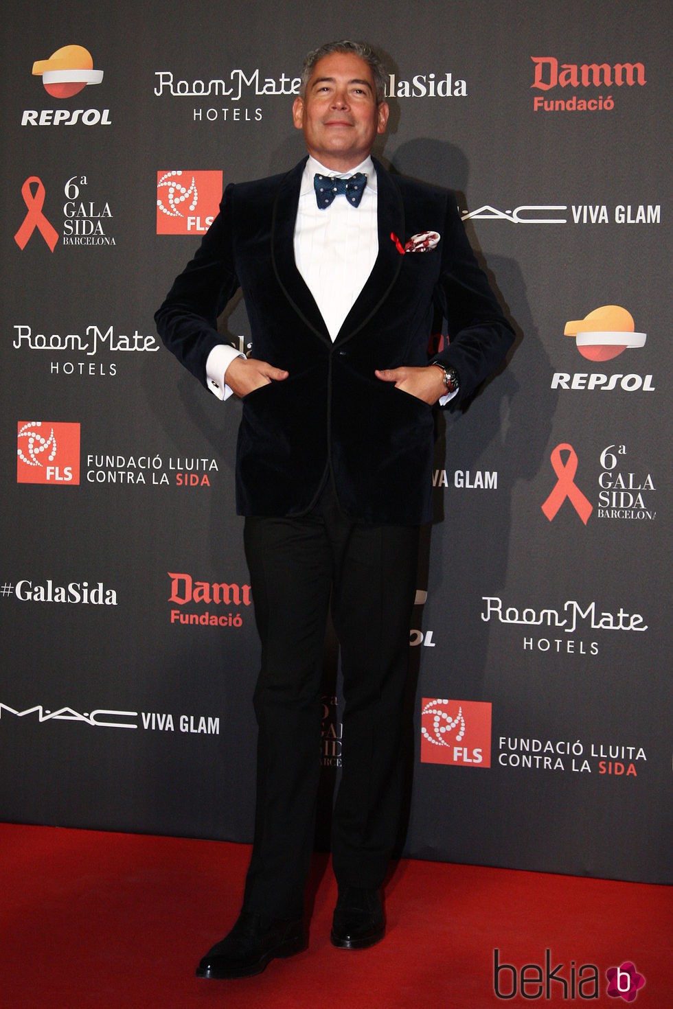 Boris Izaguirre en la Gala contra el Sida 2015 de Barcelona