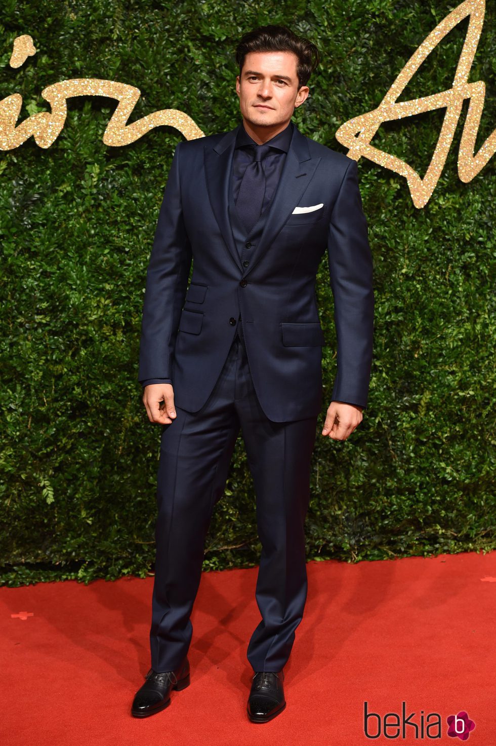 Orlando Bloom en los British Fashion Awards 2015