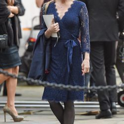 Renée Zellweger rodando una nueva escena de 'Bridget Jones'