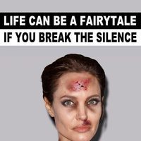 Angelina Jolie imagen de la campaña #Breakthesilence 2015