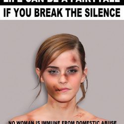 Emma Watson imagen de la campaña #Breakthesilence 2015