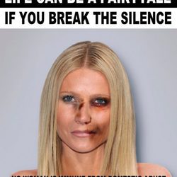 Gwyneth Paltrow imagen de la campaña #Breakthesilence 2015