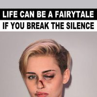 Miley Cyrus imagen de la campaña #Breakthesilence 2015