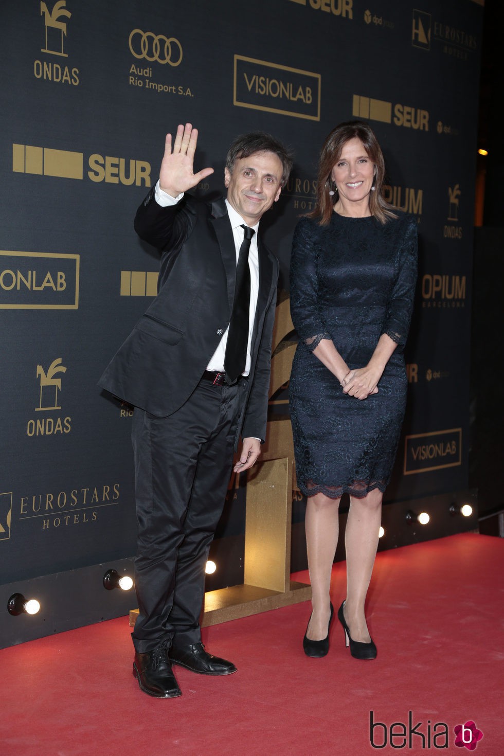 José Mota y Ana Blanco en los premios Ondas 2015