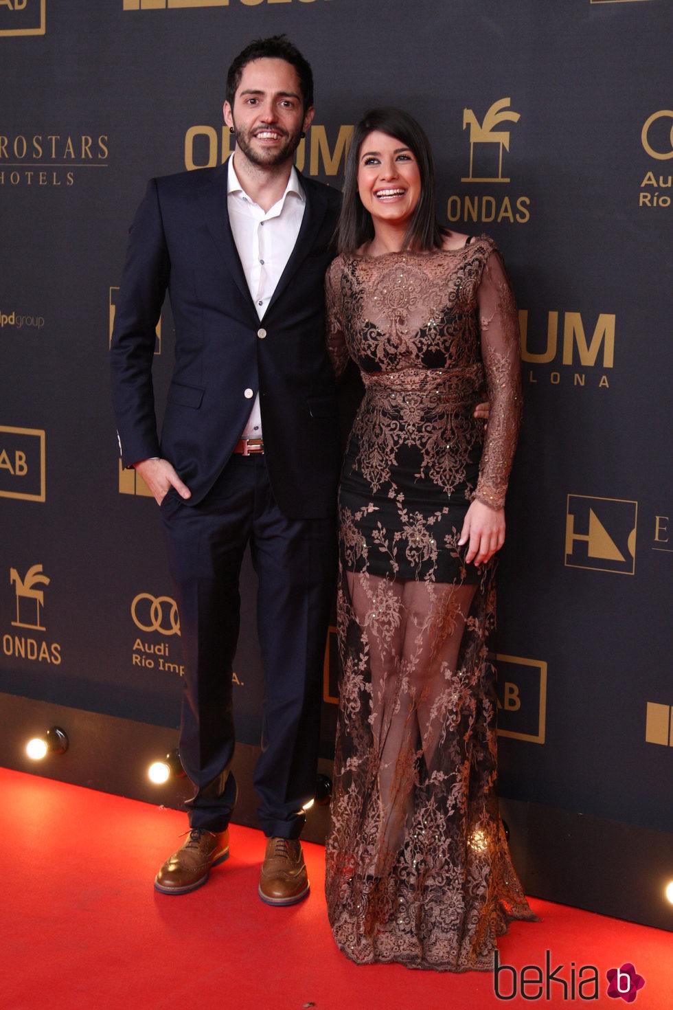 David Guapo y Ares Teixidó en los premios Ondas 2015