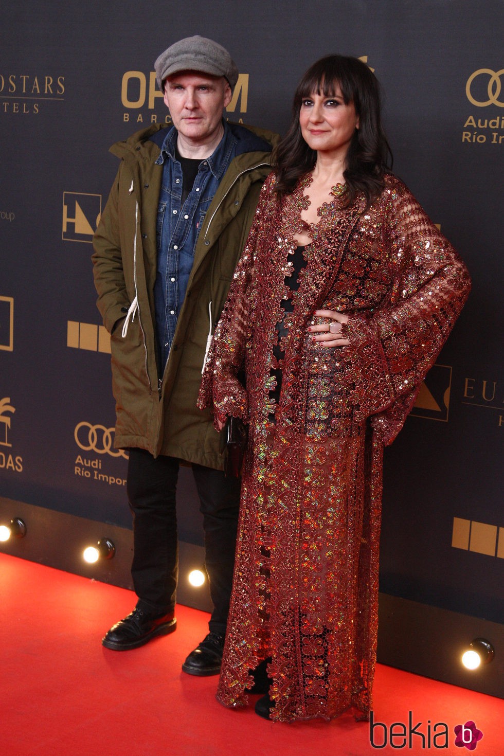 Eva Amaral y Juan Aguirre en los premios Ondas 2015