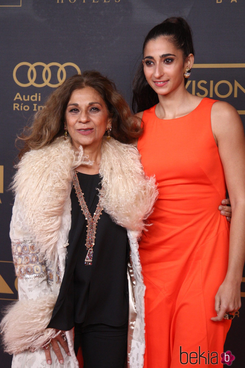 Lolita y Alba Flores en los premios Ondas 2015