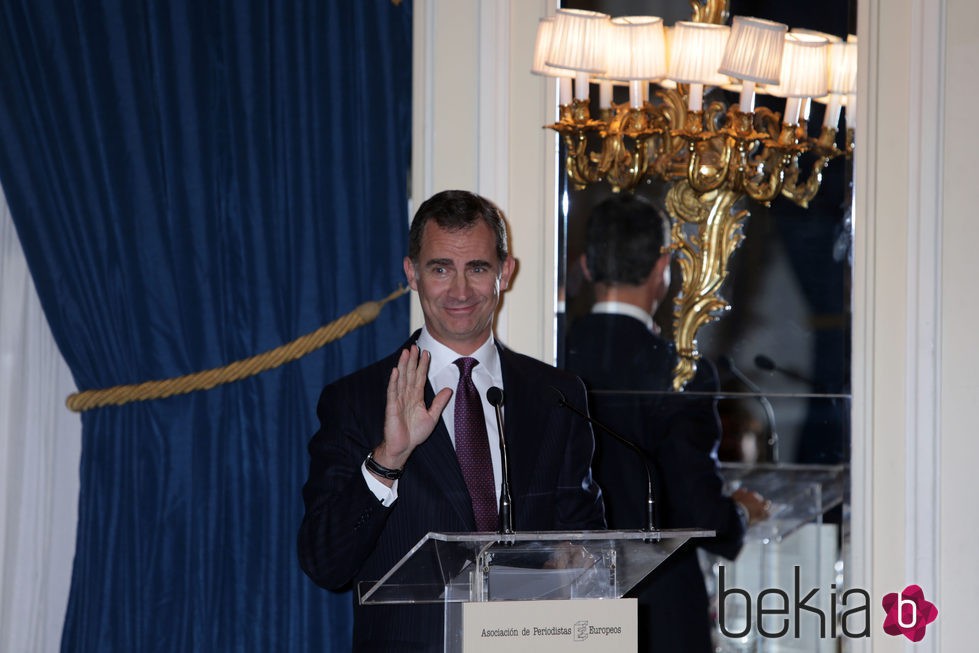 El Rey Felipe en la entrega del Premio Francisco Cerecedo 2015