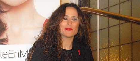 Rosa López en la presentación de la campaña 'Ponte en mi piel'