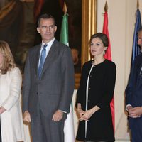 Los Reyes Felipe y Letizia en la entrega de las Medallas de Oro de las Bellas Artes 2014