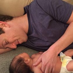 Mark Zuckerberg y su hija, Maxima Chan Zuckerberg