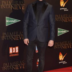 Adrián Lastra en el estreno de 'Palmeras en la Nieve'