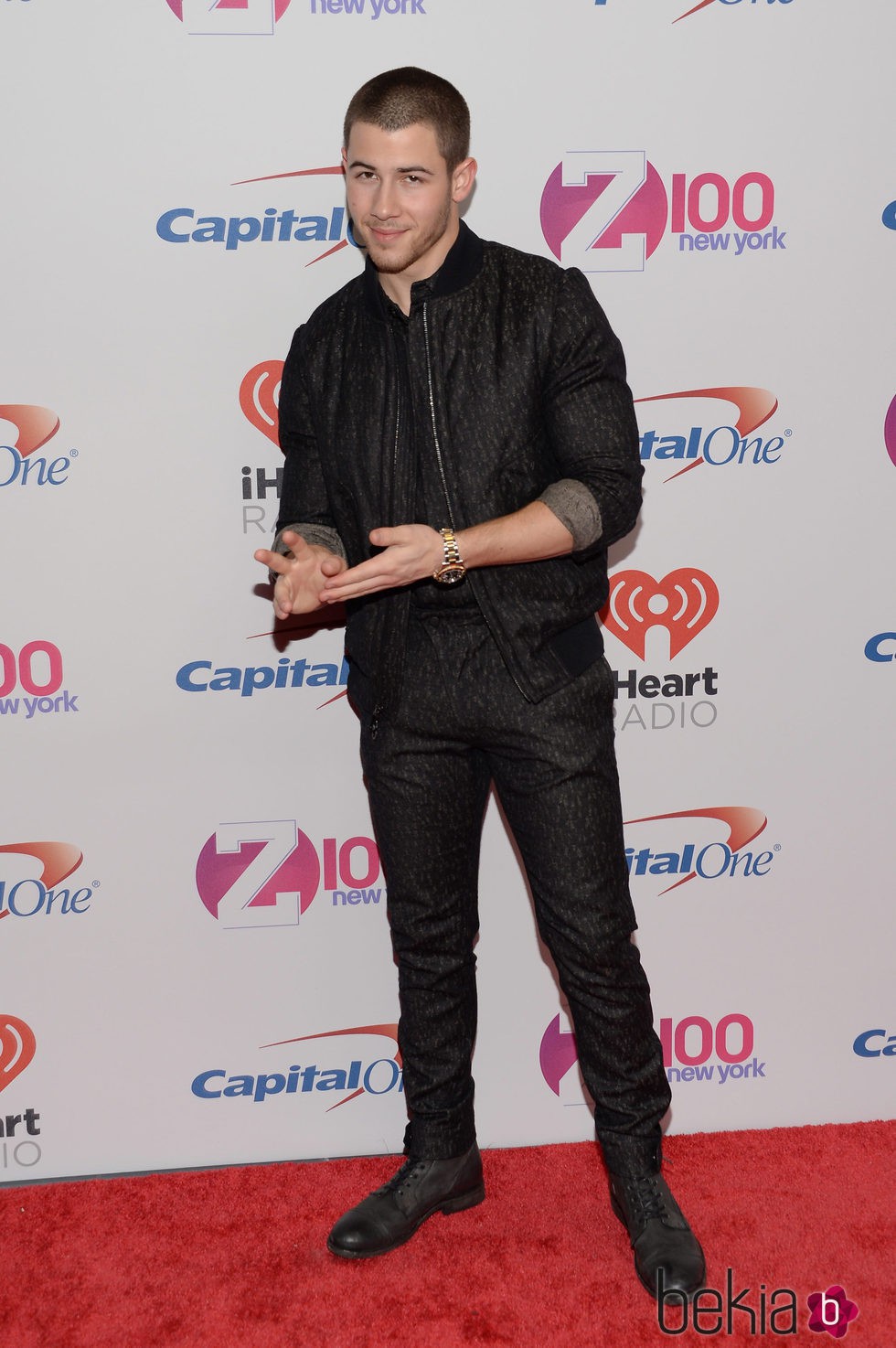 Nick Jonas en el iHeartRadio Jingle Ball 2015